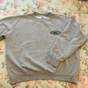 PacSun x Land Rover Grey Crewneck. Size Large.